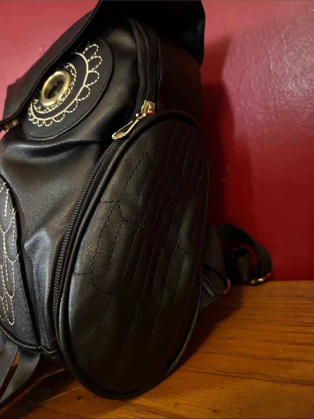 Black owl backpack is a versatile novelty backpack bag multi pocket, NWOT - Picture 2 of 11